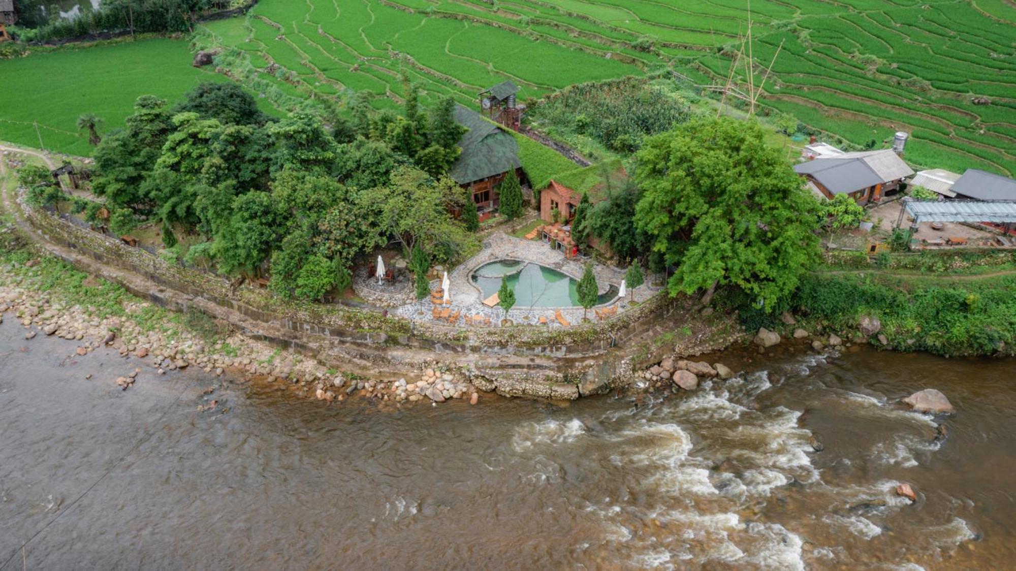 Sapa Riverside Ecolodge & Spa Dış mekan fotoğraf